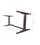 table rectangulaire en fer forge 160*80*74